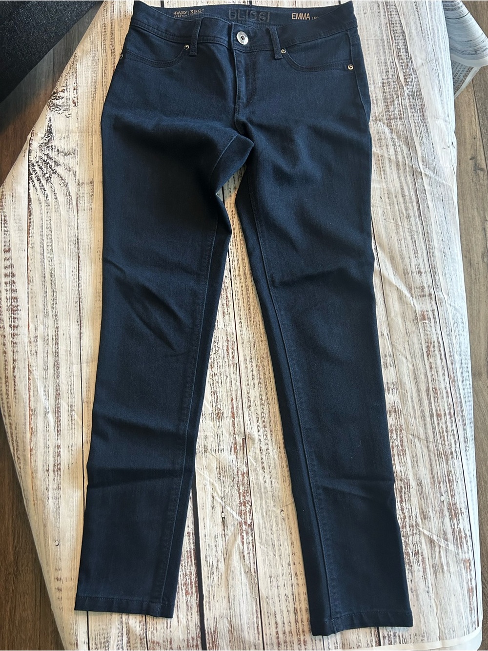 DL1961 Emma Skinny Jeans in Dark Navy